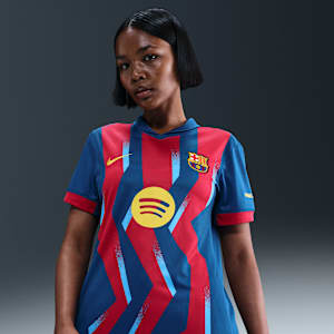 希少長袖　Nike FC Barcelona 長袖プラクティスシャツ FC Barcelona 2025/26 Stadium Fourth Women's Nike Dri-FIT Football
